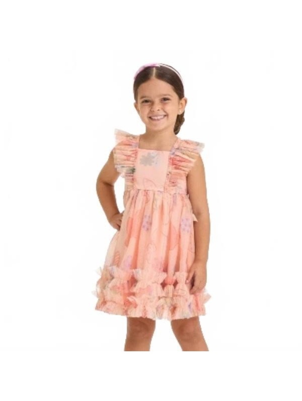 Disney Junior Minnie Mouse Pink Ruffle Dress Sz 4T - Disney Princess Preschool